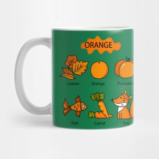 Orange Color Mug